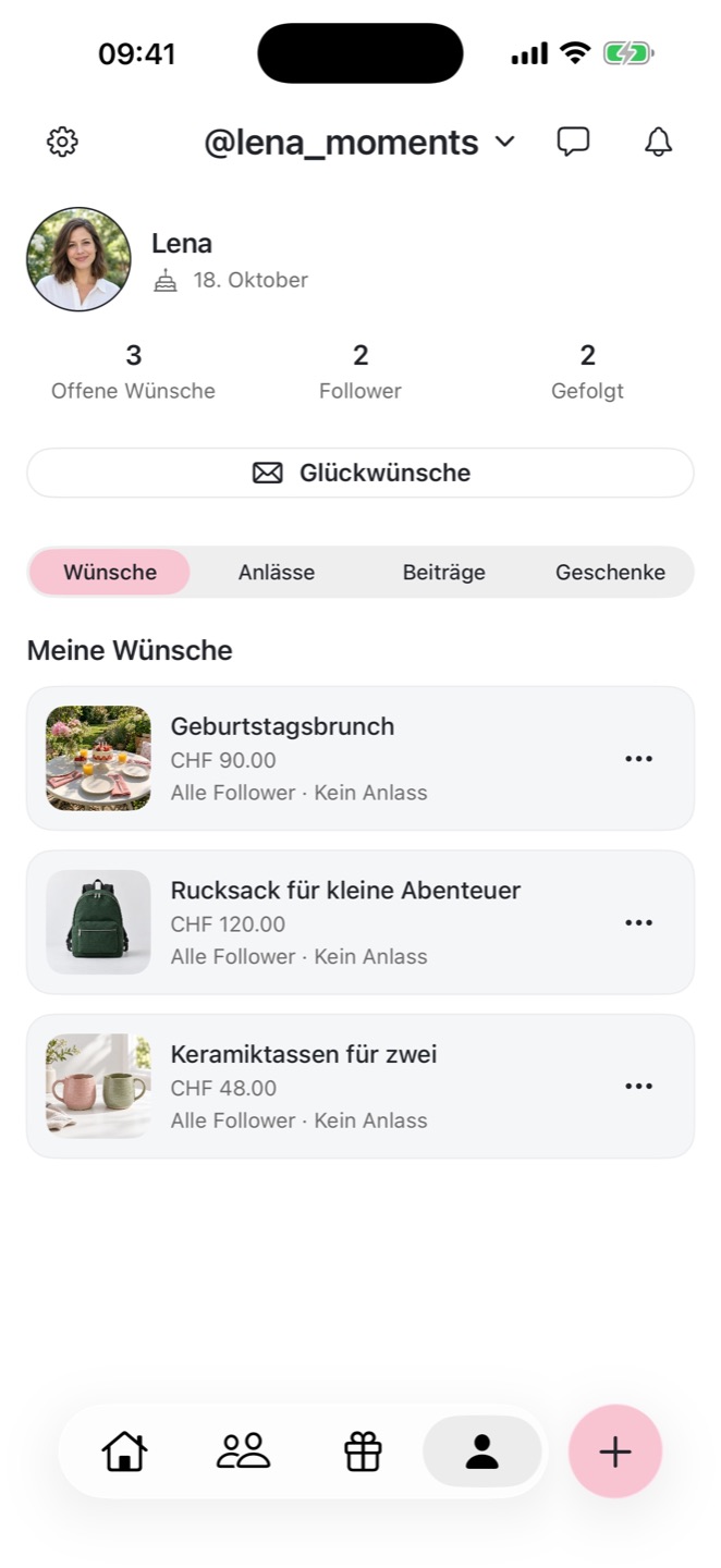 Alles, was dich freut, an einem Ort.